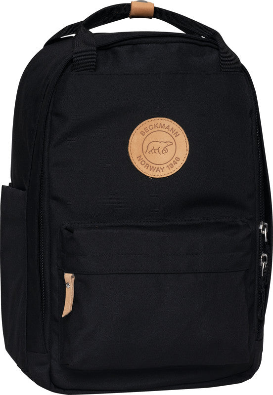 Beckmann City Light – Notebook-Rucksack – für 13"-Notebook, 20 l, rPET, schwarz