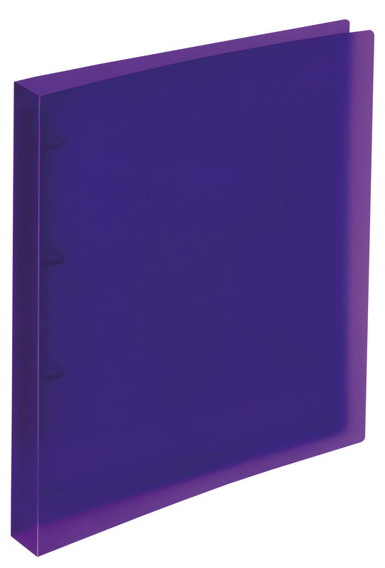 Kolma Zeigebuch easy – A4 hoch – 4-Ring-Bügelmechanik, Ø 16 mm, Rücken 29 mm – violett, recyclingfähig