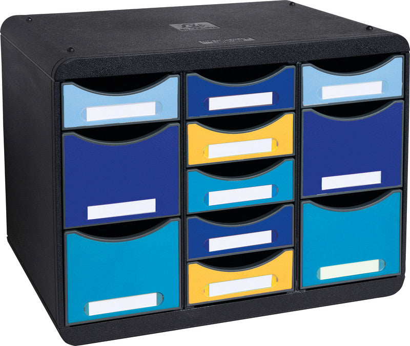 Exacompta Schubladenelement Big-Box Multi Bee Blue – 355 × 270 × 271 mm