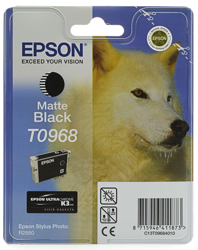 Epson Tintenpatrone T0968, Schwarz, 495 Seiten