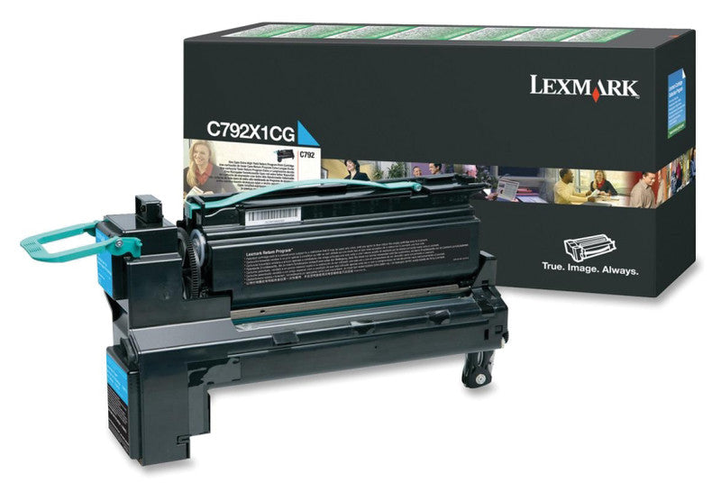 Lexmark Toner – cyan, 20000 Seiten
