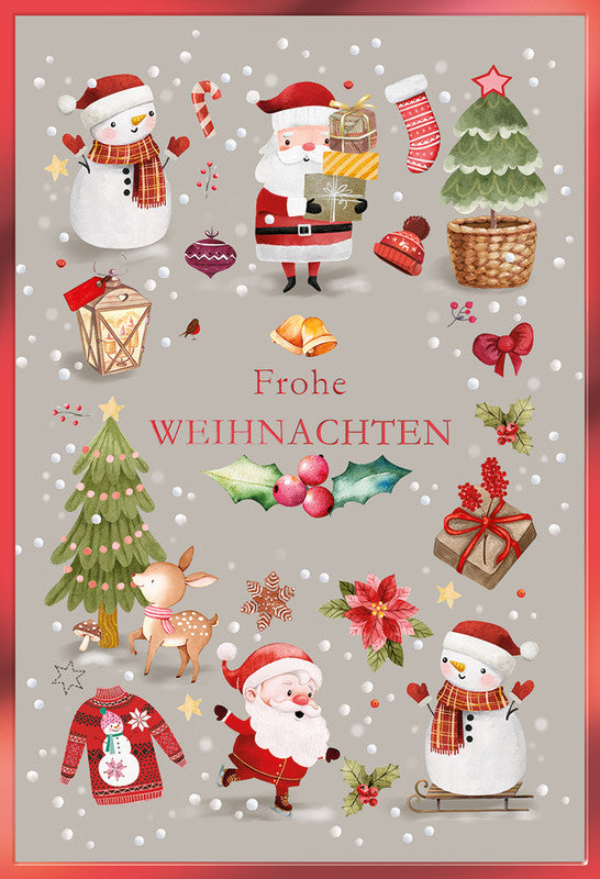 Kurt eulzer Weihnachtsgrusskarte (Pop-Up) – A6 (105 × 148 mm) – mit Umschlag, Text DE, Karton
