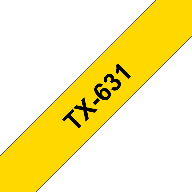 Brother Schriftband – 12 mm × 15 m, gelb, schwarz