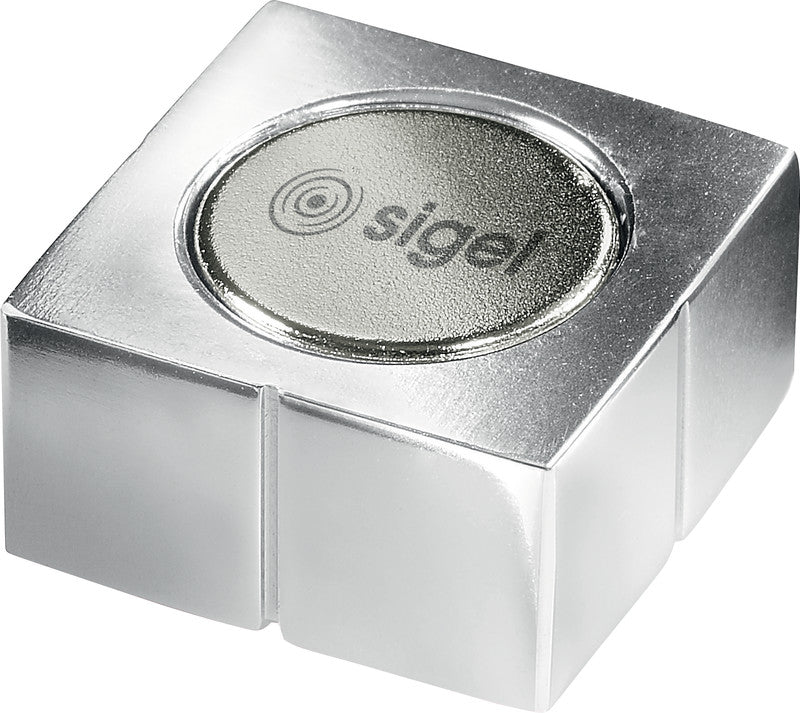 Sigel Magnetwürfel – silber, 20 × 10 × 20 mm, 4 Stück