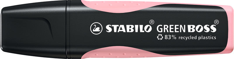 STABILO BOSS Textmarker Pastellpink – Keilspitze, 2–5 mm, nachfüllbar