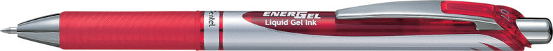 Pentel EnerGel Xm RT Fine – Tintenroller, schnelltrocknend, 0,7 mm, Rot