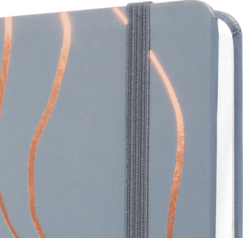 Sigel Notizbuch A5, liniert, Fadenheftung, Hardcover, 174 Seiten, perforiert, 80 g/m² – mehrfarbig