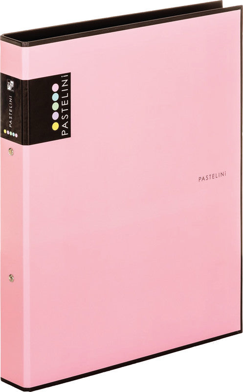 Pastelini Zeigebuch – A4 Hochformat – 2-Ring, Ø 25 mm, Rücken 40 mm – Pink, Karton