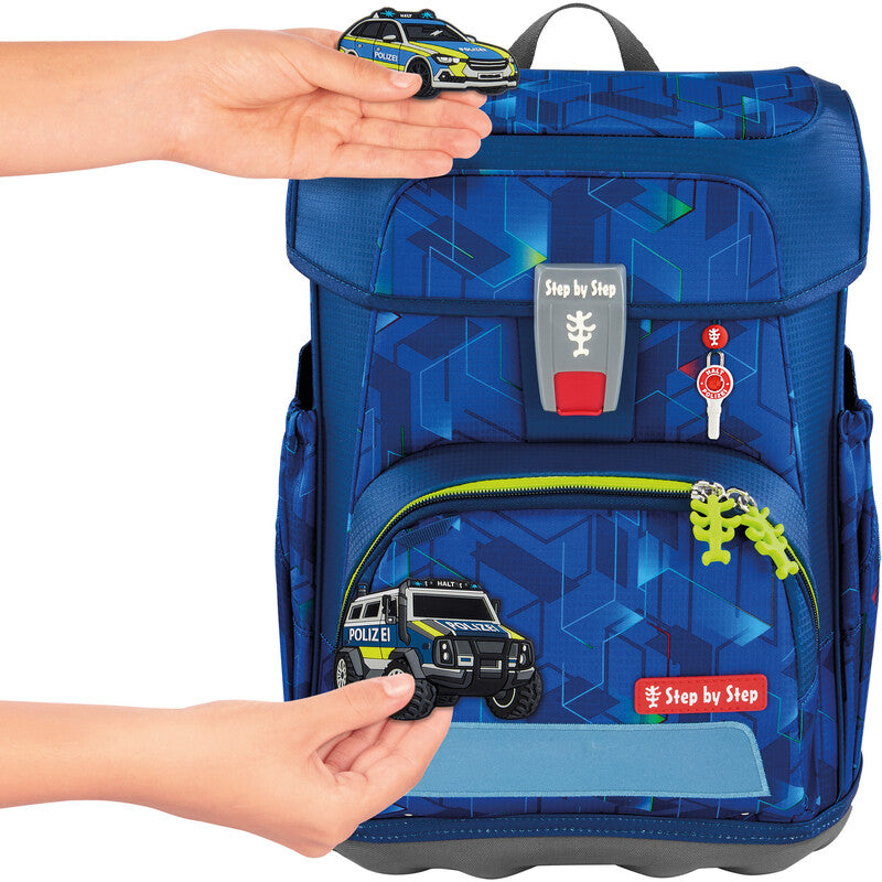 Step by Step Magic Mags Zubehörset – 3-teilig – Police Truck Charly – für Cloud, Space, 2in1 Plus und andere