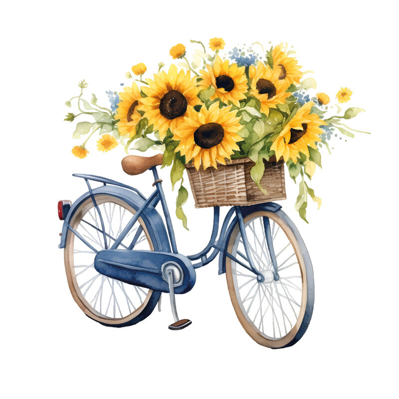 Fasana Servietten Ride With Sunflowers – 33 × 33 cm – 3-lagig, Tissue – 20 Stk., FSC