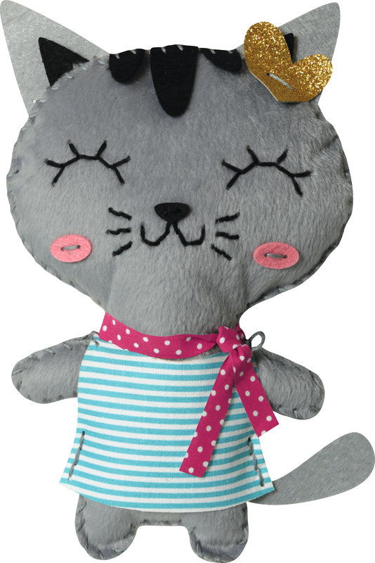 Avenue Mandarine Bastelset Nähen Katze Tina – 6–10 Jahre – 140 × 300 × 50 mm