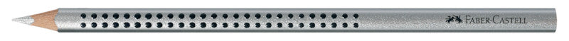Faber-Castell Aquarellfarbstift Colour Grip 2001 – silber, Ø 3 mm, dreikantig, FSC