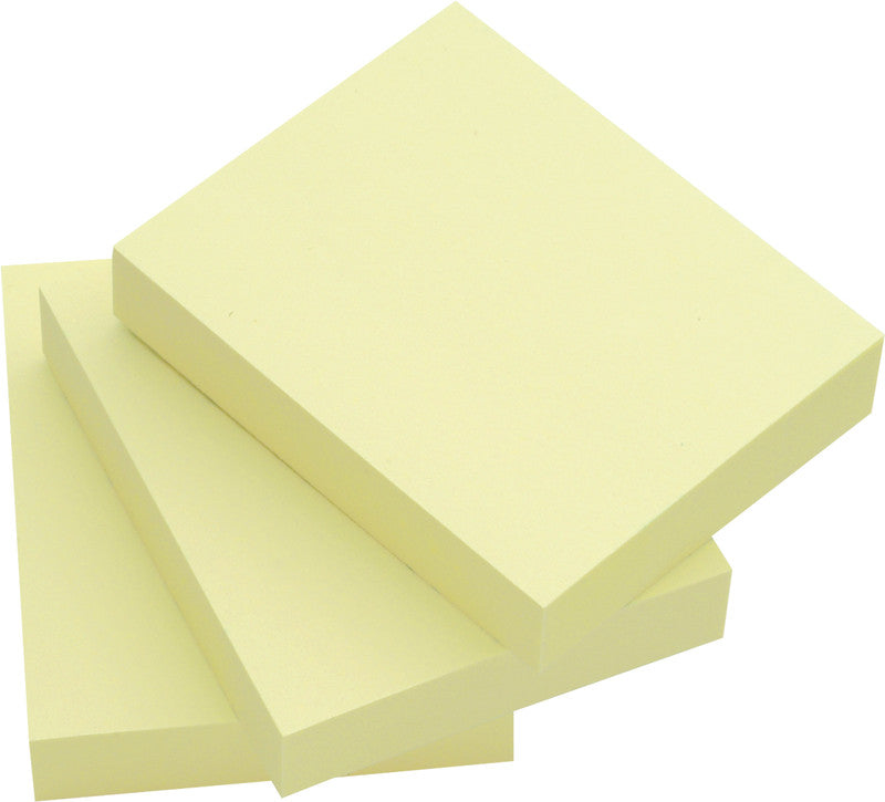 Q-Connect Haftnotizen – 102×76 mm – Gelb, 100 Blatt