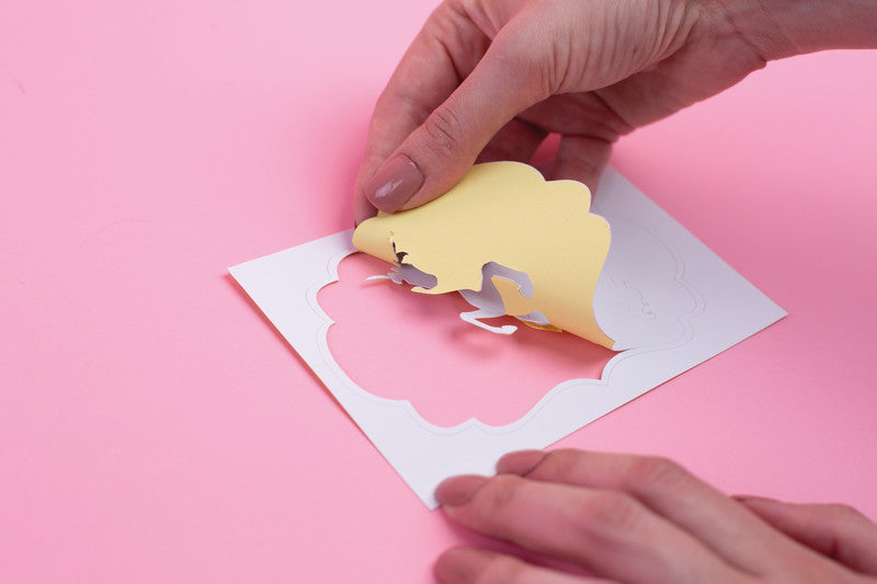 Silhouette Stickerpapier – für Silhouette Schneideplotter – 215 × 280 mm – Weiss – 8 Blatt