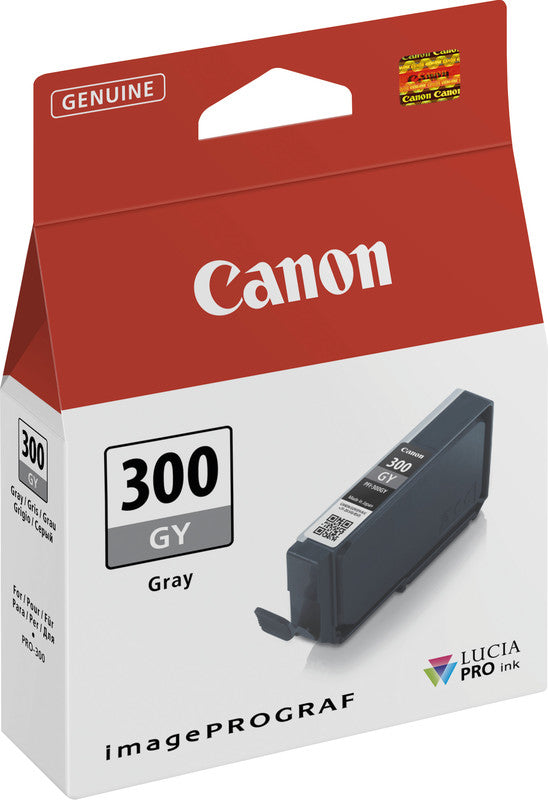 Canon Tintenpatrone PFI-300 GY, Grau, 14,4 ml – für PFI-300