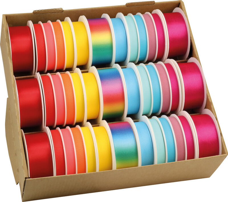 Präsent Geschenkband Mini Trend Summer – Sommer – Kunststoff, farbig sortiert