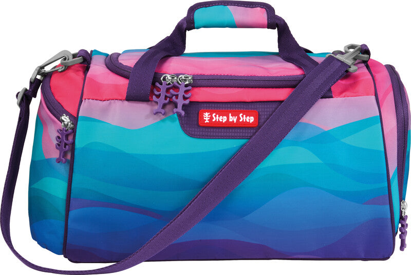 Step by Step Sporttasche – 13 l, Motiv Dolphin Lana, mit Schultergurt, wasserabweisend, 38 × 20 × 23 cm