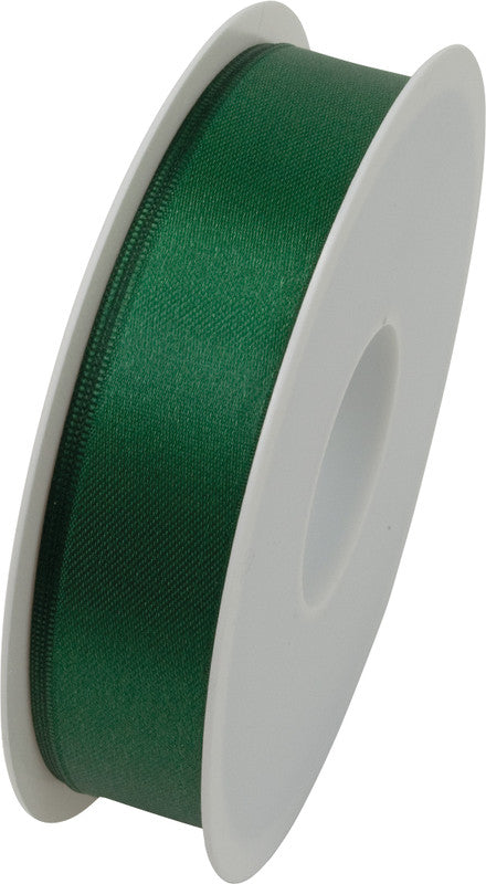 Goldina Geschenkband – Dunkelgrün – Echte Webkante – 25 mm × 3 m – Satin