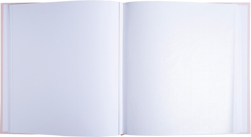Exacompta Fotoalbum Autentik – rosa, mit Prägung, mit Pergaminzwischenblättern, Karton, 290 × 320 mm
