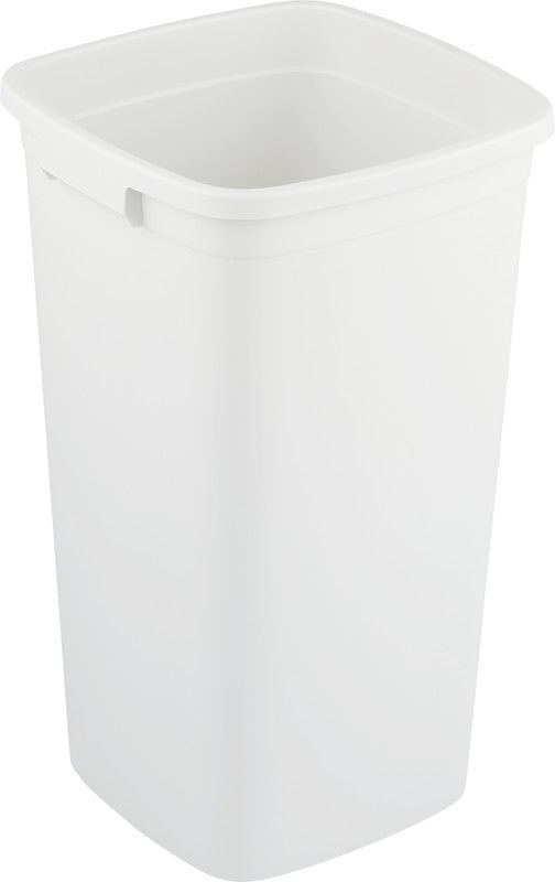 Rothopro Abfallcontainer – 60 l – ohne Deckel – Kunststoff, Polarweiss – B × H × T 390 × 650 × 390 mm
