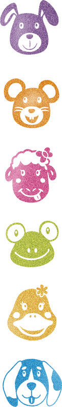 Trendhaus Motivstempel – Tommy & Friends, selbstfärbend, 6 Motive, Ø 25 mm, sortiert