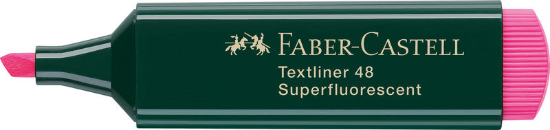 Faber-Castell Textmarker rosa – Keilspitze, 1–5 mm, nachfüllbar