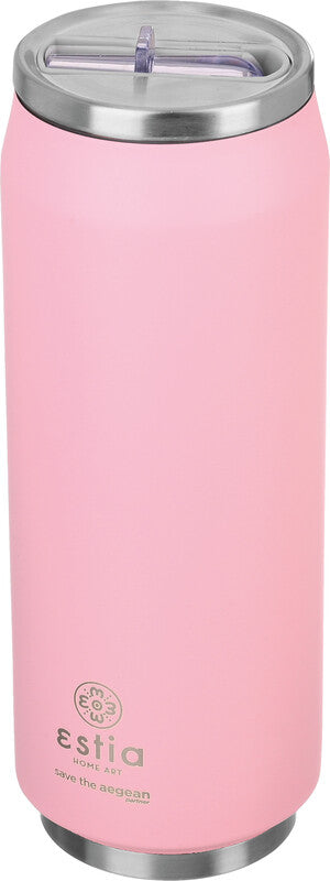 Estia Thermobecher – 5 dl – Edelstahl, isoliert, Schraubverschluss – Blossom Rose