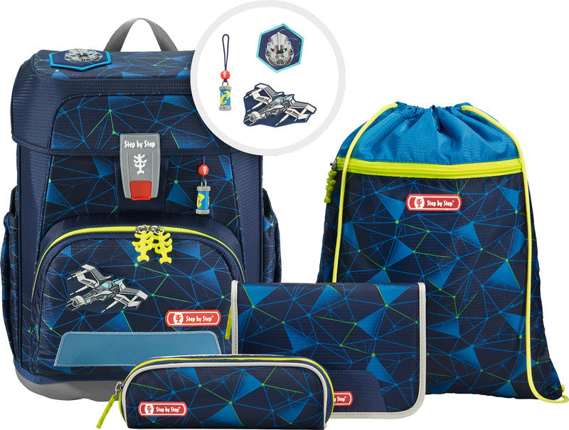 Step by Step Schulrucksack-Set – 5-teilig – Starship Sirius