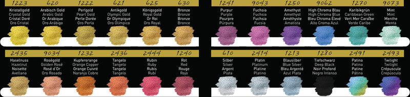 Finetec Deckfarbkasten – 24 Farben, sortiert