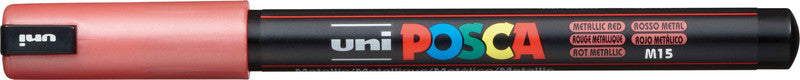 Uni-Ball Fineliner 0,7 mm – rot metallic – wasserfest