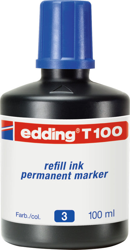 Edding Nachfülltinte für Permanent-Marker – Blau, 100 ml