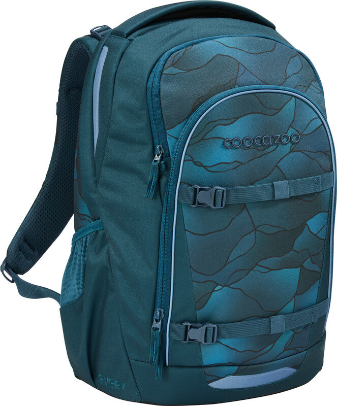 Coocazoo Rucksack Every – Crystal Waves – 30 × 46 × 22.5 cm – umweltfreundliche Verpackung