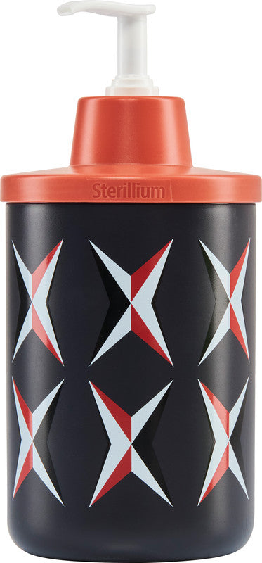 Sterillium Mia – Desinfektionsmittelspender, für 475/500 ml Flaschen, zum Aufstellen, Kunststoff, braun