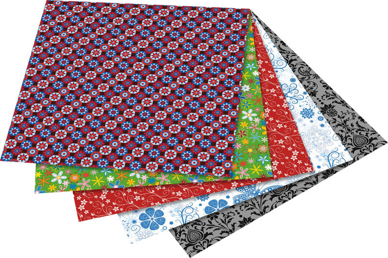 Folia Faltblätter – 150 × 150 mm – 80 g/m² – sortiert – 50 Blatt