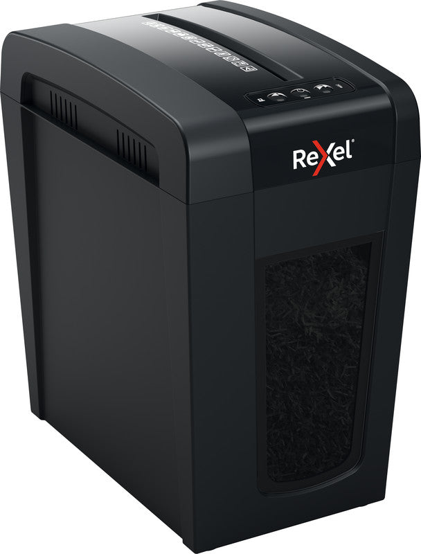 Rexel Secure X10-SL Slimline – Aktenvernichter, DIN P-4, Partikelschnitt 4 × 40 mm, 10 Blatt, 18 l, A4