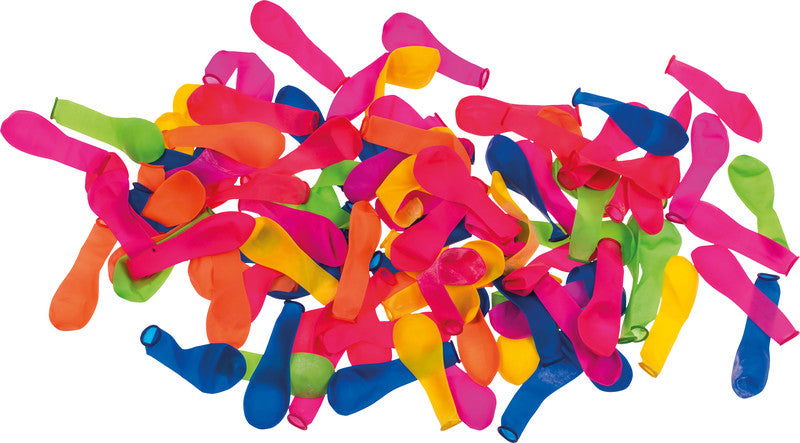 Out oft the blue Out of the Blue Wasserballonpumpe – 100 Wasserballons, Kunststoff, farbig