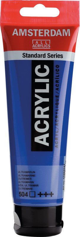 Royal Talens Amsterdam – Acrylic Standard – Acrylfarbe – Ultramarin, 120 ml