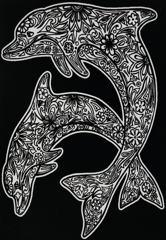 Tataruga Samtbild, Karton, 21 × 29,7 cm, Schwarz