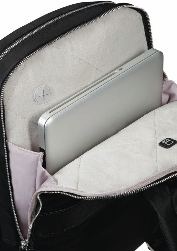 Samsonite Karissa Biz 2.0 Notebook-Rucksack – 13,5 l, USB-Port, Aufsteckfunktion, Nylon, Schwarz