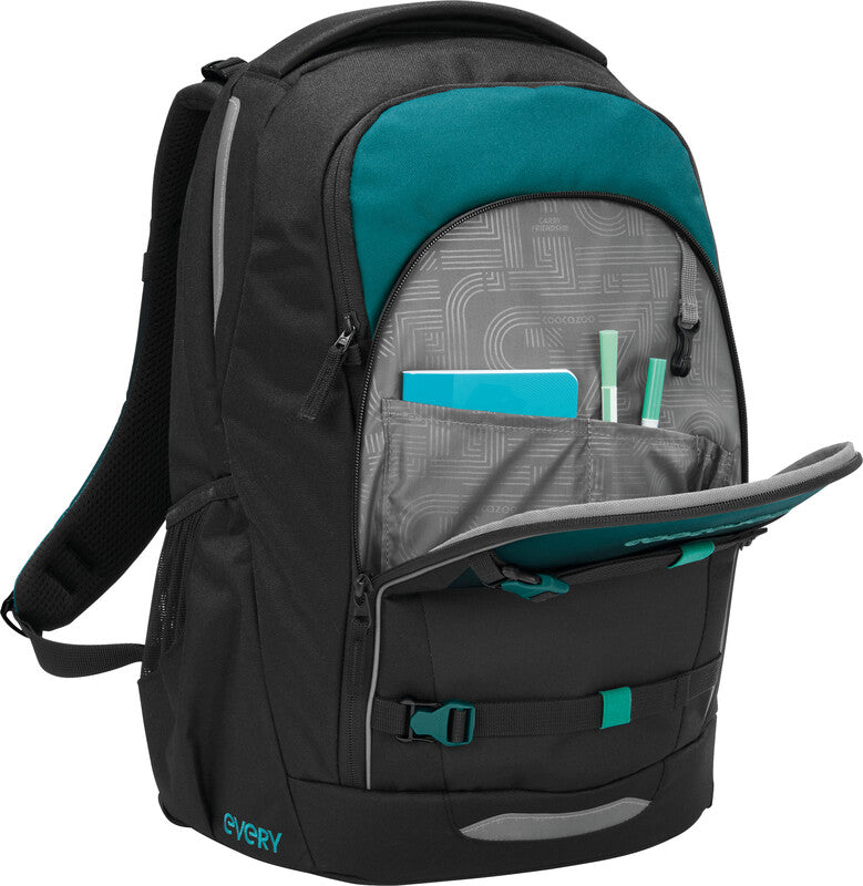 Coocazoo Rucksack Every – Teal Shadows – aus 100% recycelten PET-Flaschen