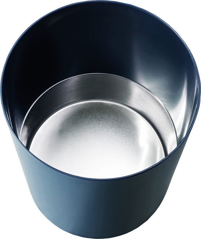 Zwingo Sicherheitspapierkorb – 13 l – Kunststoff, Blau – TÜV – Ø 245 × H 300 mm