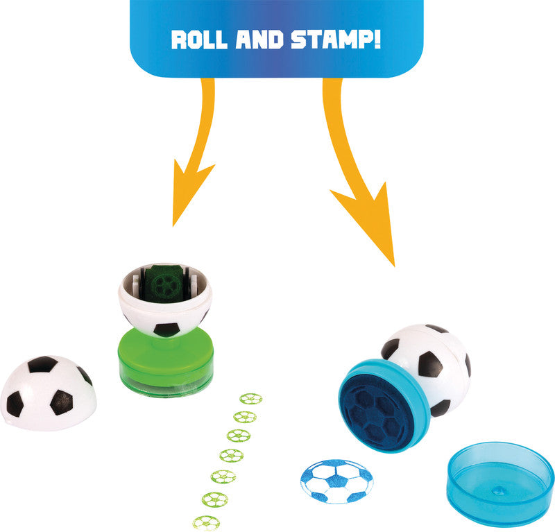 Trendhaus Motivstempel – Fussball, selbstfärbend, sortiert