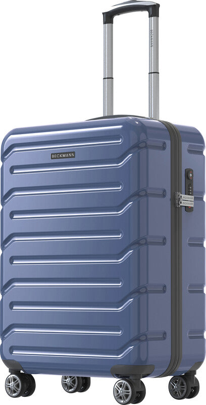 Beckmann Trolley Infinity – Hartschale PC/ABS, 4 Doppelrollen, mit TSA, Blau, 39 × 55 × 21 cm