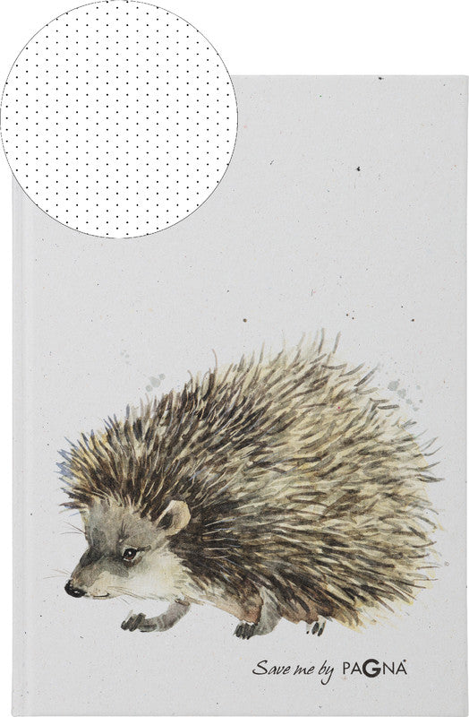 Pagna Notizbuch A5, punktkariert, Fadenheftung, Karton, 128 Seiten, 70 g/m² – weiss