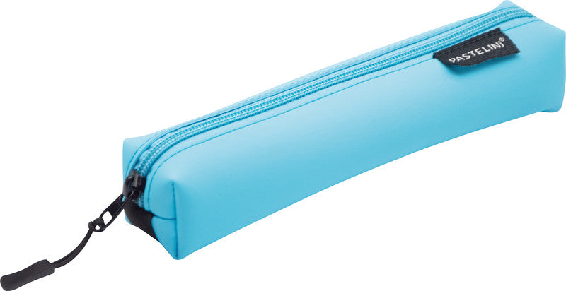 Pastelini Schlamperetui, leer – blau – Kunststoff – 21 × 4 × 4 cm