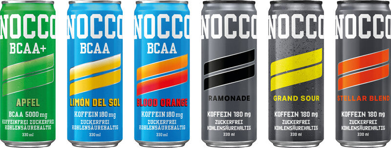 NOCCO Energy Drink, Ananas & Mangostan – 3,3 dl, zuckerfrei, koffeinhaltig