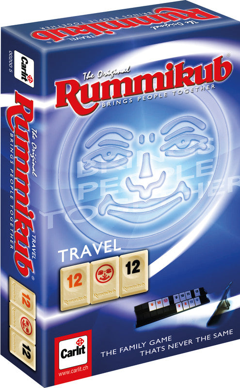 Carlit Rummikub Travel – 2–4 Spieler, ab 8 Jahren, d/f/i, 118 × 47 × 191 mm, Kunststoff
