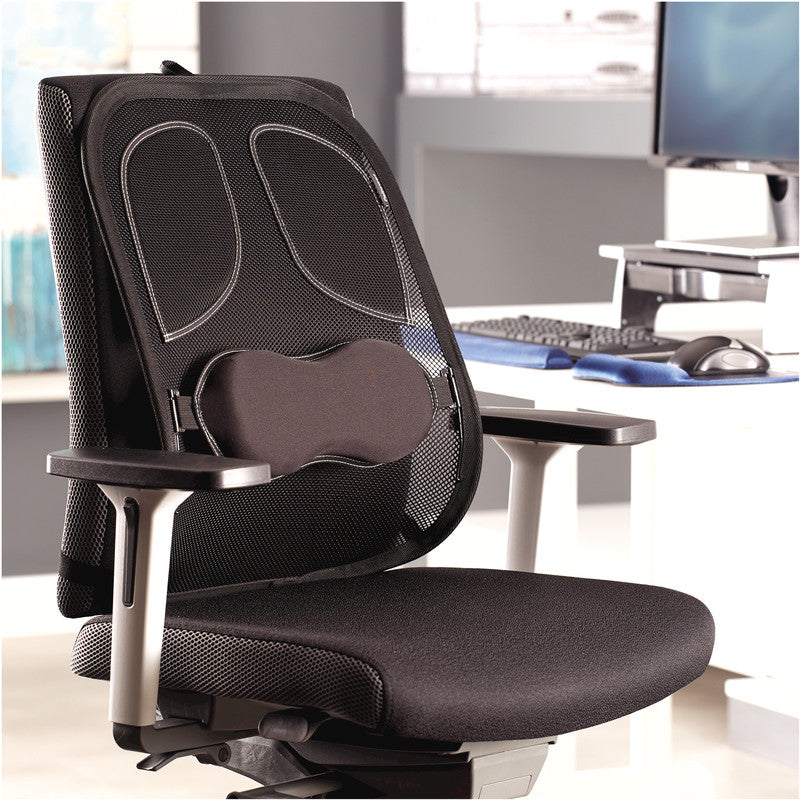 Fellowes Rückenstütze Netz Professional Series – 30,3×37×19,5 cm, schwarz