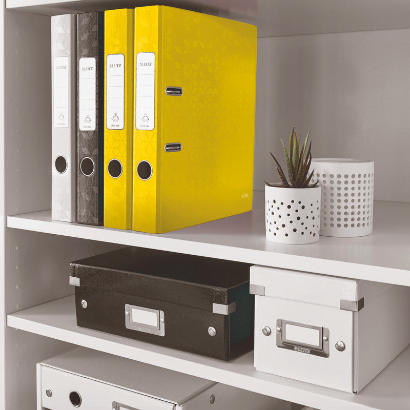 Leitz 180° WOW Hebelordner – für A4 – Rückenbreite 5,2 cm – Gelb