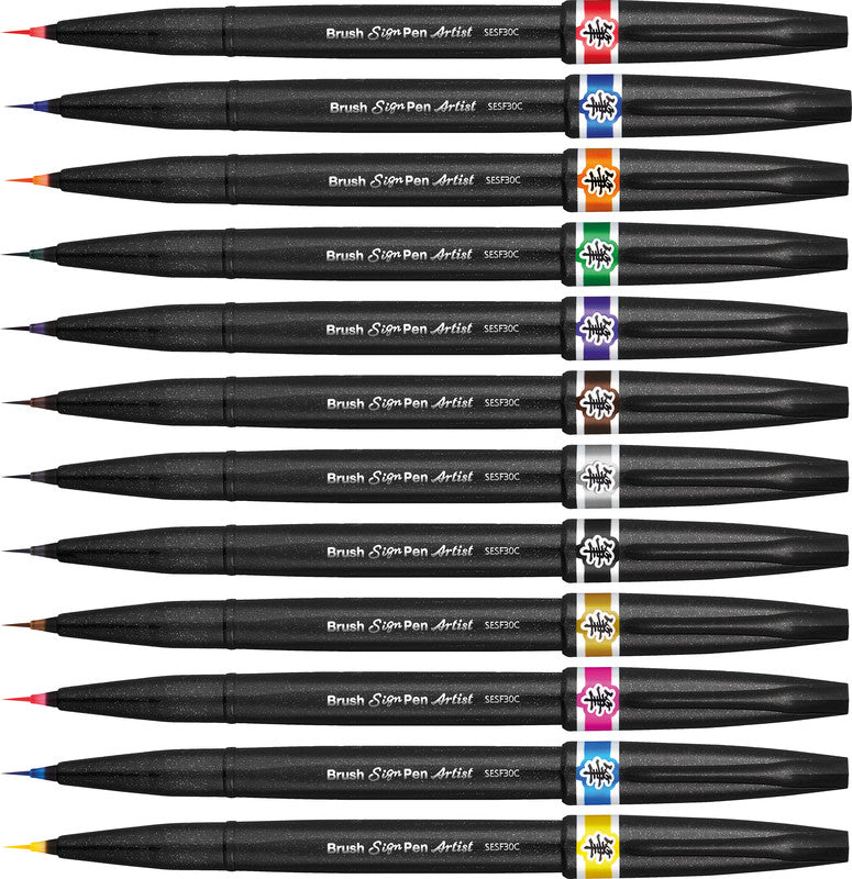 Pentel Pinselstift, Strichbreite 0,03–2 mm, auswaschbar, 1 Stk.